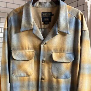 Pendelton Board Shirt, Tall Xl, Yellow Plaid